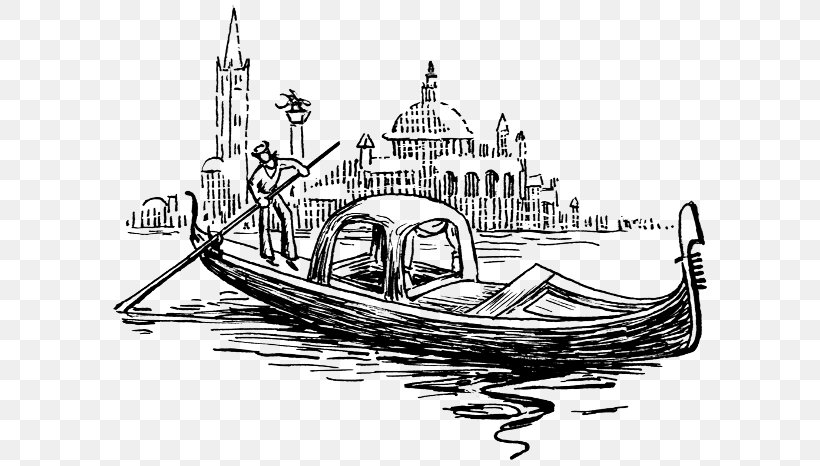 Venice Canal - Ballpoint Pen Art Drawing by Andrey Poletaev - Pixels