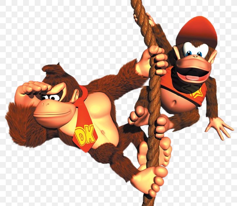 Donkey Kong Country 2: Diddy's Kong Quest Donkey Kong Country 3: Dixie Kong's Double Trouble! Donkey Kong Country Returns, PNG, 800x712px, Donkey Kong, Action Figure, Cartoon, Diddy Kong, Donkey Kong Country Download Free