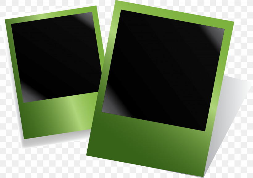 Polaroid Frame, PNG, 3000x2111px, Polaroid Frame, Geometry, Green, Mathematics, Meter Download Free