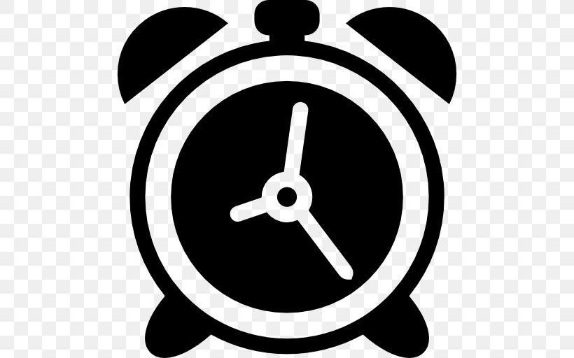 Alarm Clocks Clip Art, PNG, 512x512px, Alarm Clocks, Alarm Device, Area, Artwork, Black And White Download Free