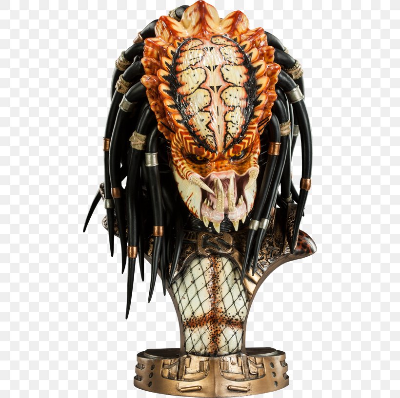 Predator Bust Alien Sideshow Collectibles Statue, PNG, 480x817px, Predator, Action Toy Figures, Alien, Alien Vs Predator, Bust Download Free