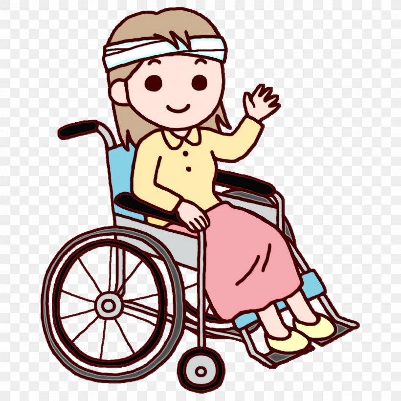 Wheelchair Cartoon Line Behavior Health, PNG, 1400x1400px, Older, Aged, Beautym, Behavior, Cartoon Download Free