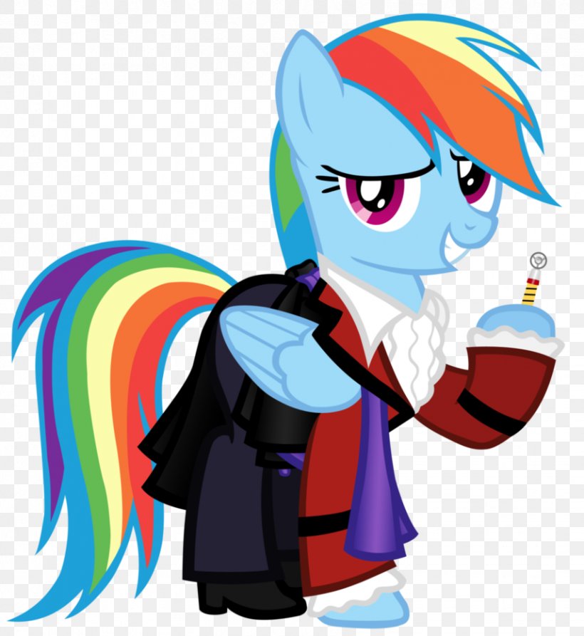 Third Doctor Rainbow Dash Twilight Sparkle Tenth Doctor, PNG, 856x933px, Doctor, Applejack, Art, Cartoon, Cool Download Free