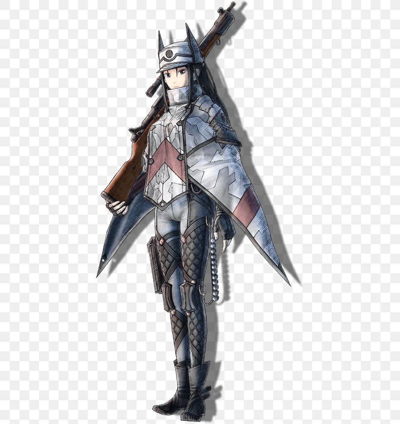 Valkyria Chronicles 4 Valkyria Revolution Valkyria Chronicles 3: Unrecorded Chronicles Valkyria Chronicles II PlayStation 4, PNG, 426x869px, Valkyria Chronicles 4, Action Figure, Armour, Cold Weapon, Costume Download Free