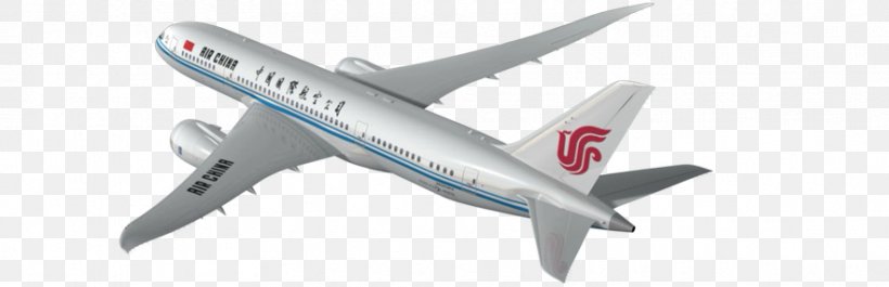Boeing 767 Wide-body Aircraft Airline Air Travel Boeing 747, PNG, 883x286px, Boeing 767, Aerospace Engineering, Air China, Air Travel, Airbus Download Free