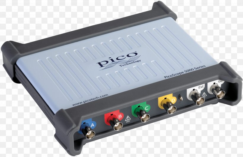 Oscilloscope Pico Technology Arbitrary Waveform Generator PicoScope Electronics, PNG, 3000x1944px, Oscilloscope, Arbitrary Waveform Generator, Audio, Audio Equipment, Bandwidth Download Free