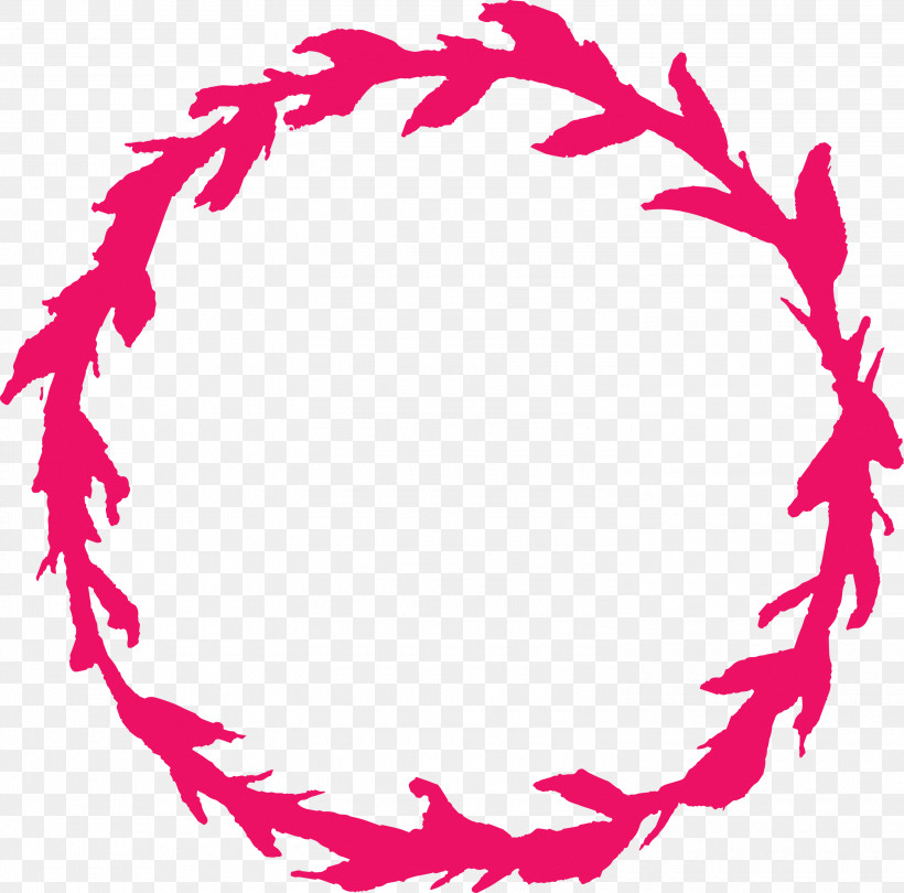 Pink Magenta Circle, PNG, 3000x2965px, Watercolor Leaf Frame, Circle, Magenta, Pink Download Free