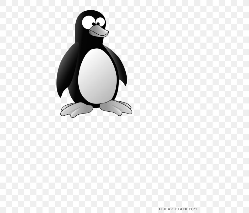 Emperor Penguin Clip Art Image, PNG, 495x700px, Penguin, Beak, Bird, Black And White, Cartoon Download Free
