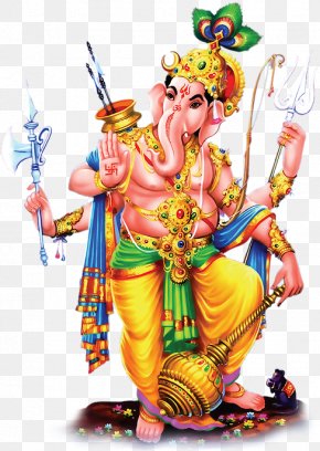 Vishu Ganesha Vishnu - Ganesha Ganesh Chaturthi Krishna Image PNG