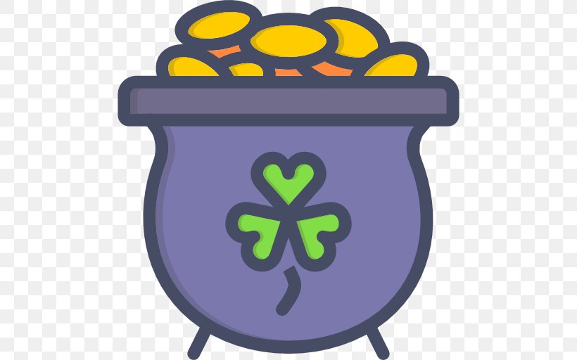 Gold Pot, PNG, 512x512px, Symbol, Clover, Scalability Download Free