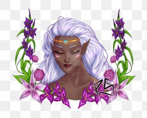 Princess Allura - Princess Allura Voltron: Legendary Defender Floral Design Art PNG