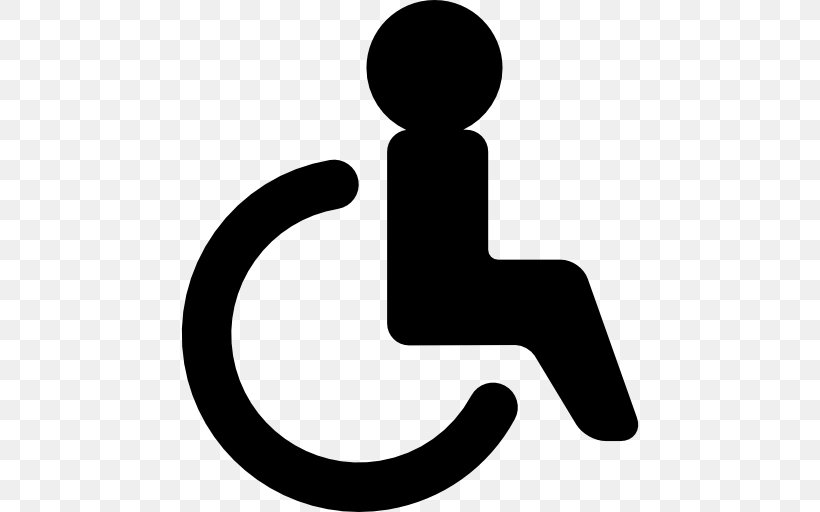 Disability Wheelchair Clip Art, PNG, 512x512px, Disability, Black And White, Finger, Hand, Signo Download Free