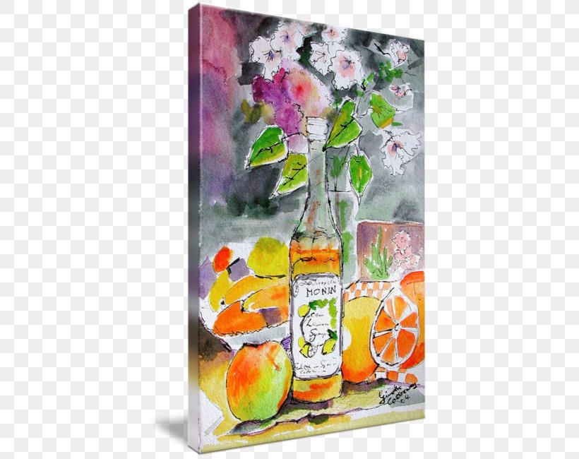 Still Life Photography Watercolor Painting Liqueur Gallery Wrap, PNG, 395x650px, Still Life, Acrylic Paint, Art, Artwork, Canvas Download Free