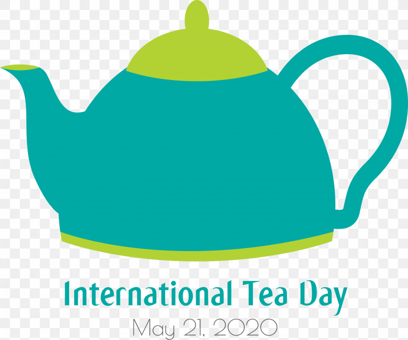 International Tea Day Tea Day, PNG, 3000x2503px, International Tea Day, Green, Kettle, Line, Logo Download Free