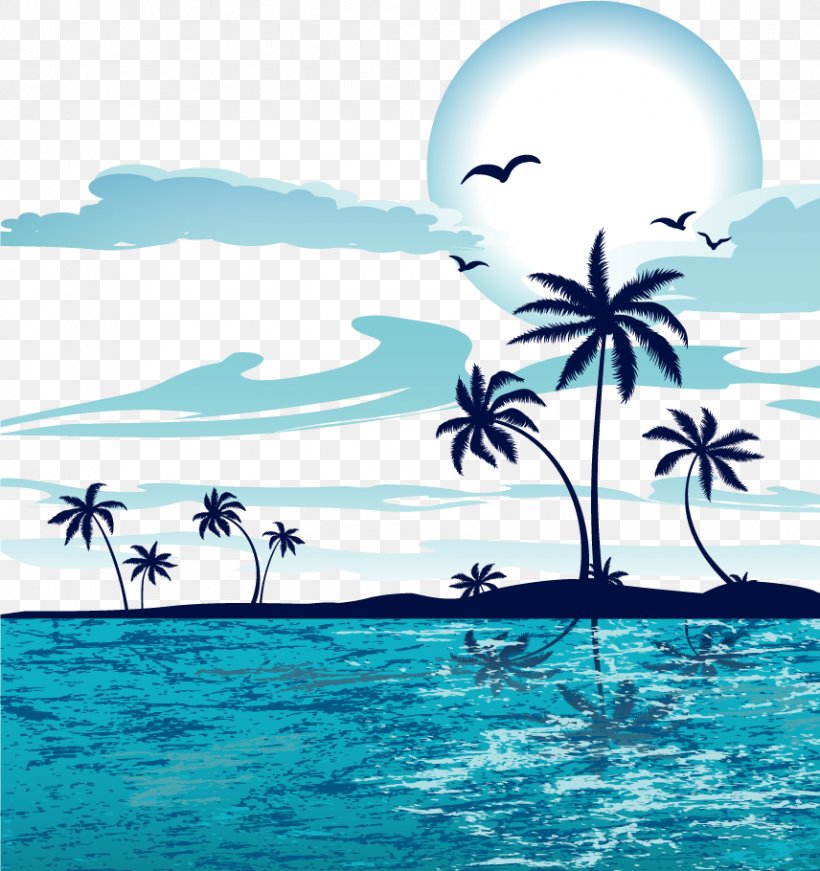 Sandy Beach, PNG, 856x910px, Sandy Beach, Aqua, Art, Beach, Cartoon Download Free