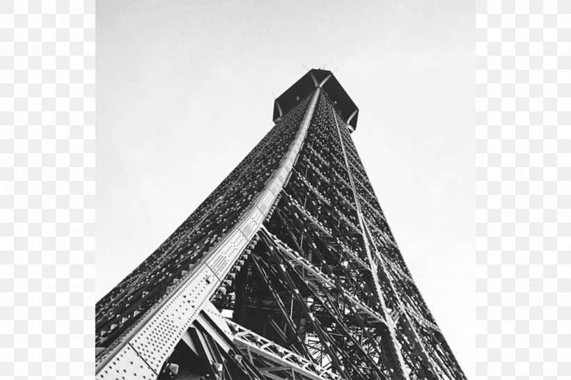 Eiffel Tower Triangle Building, PNG, 1024x682px, Tower, Black And White, Building, Eiffel Tower, Monochrome Download Free