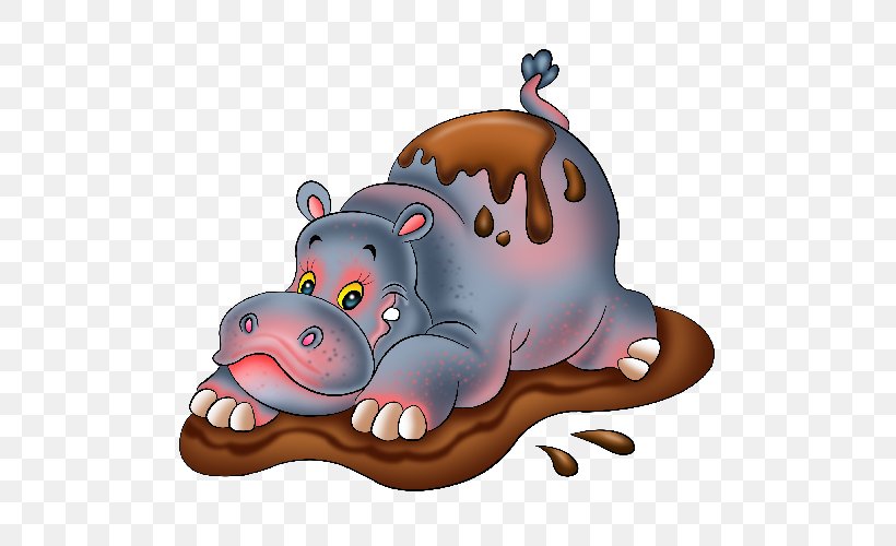 Hippopotamus Clip Art, PNG, 500x500px, Hippopotamus, Carnivoran, Cartoon, Child, Cuteness Download Free