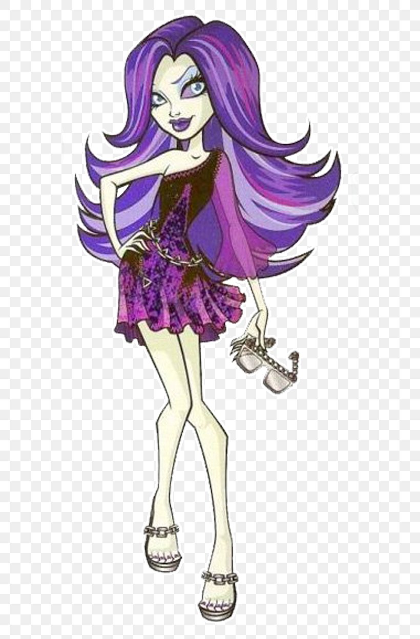Monster High Spectra Vondergeist Daughter Of A Ghost Doll Monster High, PNG, 578x1248px, Watercolor, Cartoon, Flower, Frame, Heart Download Free