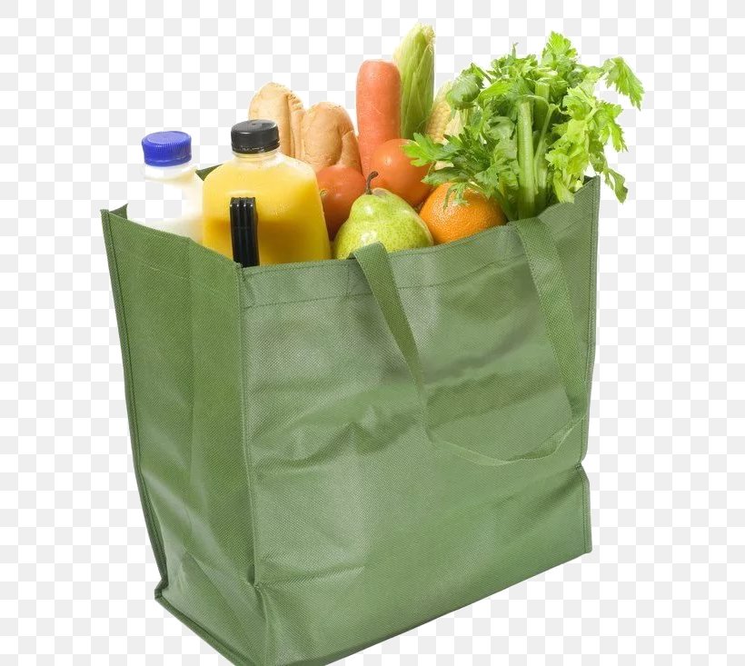 Junk Food Shopping Bags & Trolleys Reusable Shopping Bag, PNG, 600x733px, Junk Food, Bag, Diet Food, Flowerpot, Food Download Free