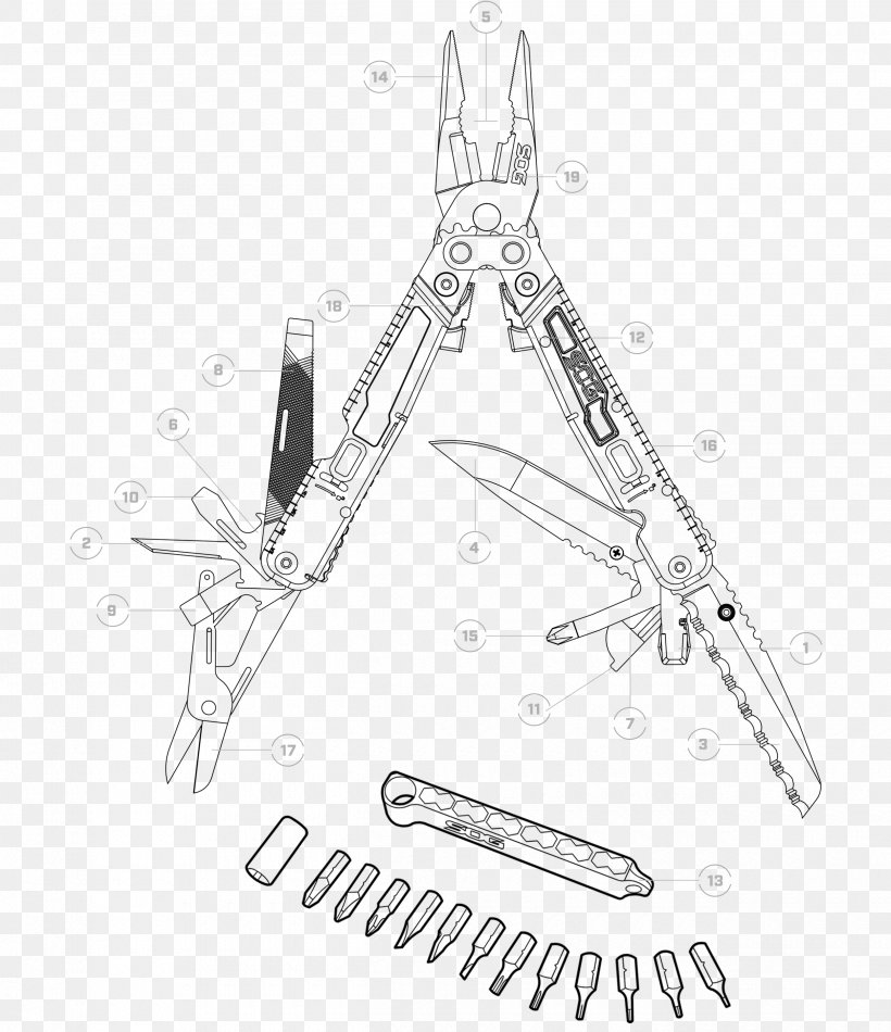 Knife Weapon Tool Blade Sketch, PNG, 2500x2899px, Knife, Arm, Artwork, Auto Part, Black And White Download Free