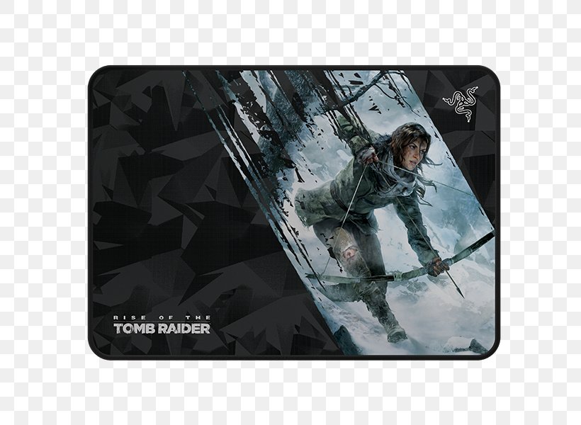 Rise Of The Tomb Raider Computer Mouse Razer Inc. Mouse Mats, PNG, 800x600px, Rise Of The Tomb Raider, Alienware, Brand, Computer, Computer Mouse Download Free