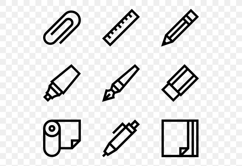 Stationery, PNG, 600x564px, Stationery, Area, Black, Black And White, Brand Download Free