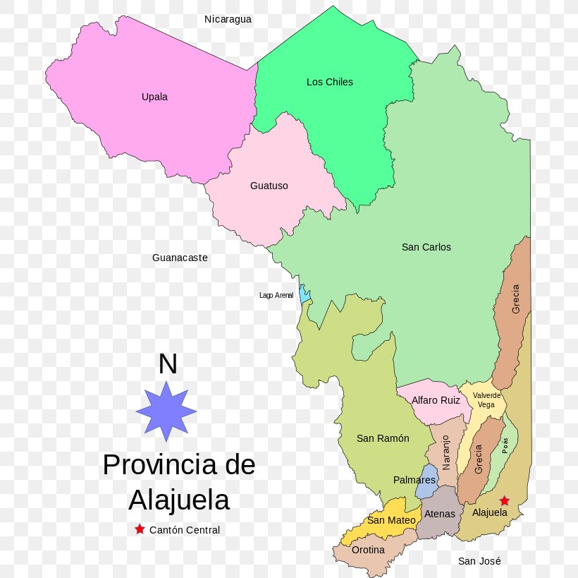 Alajuela Provinces Of Costa Rica Poás Volcano San Carlos Alajuelita, PNG, 691x819px, Provinces Of Costa Rica, Alajuela Province, Area, Costa Rica, Ecoregion Download Free