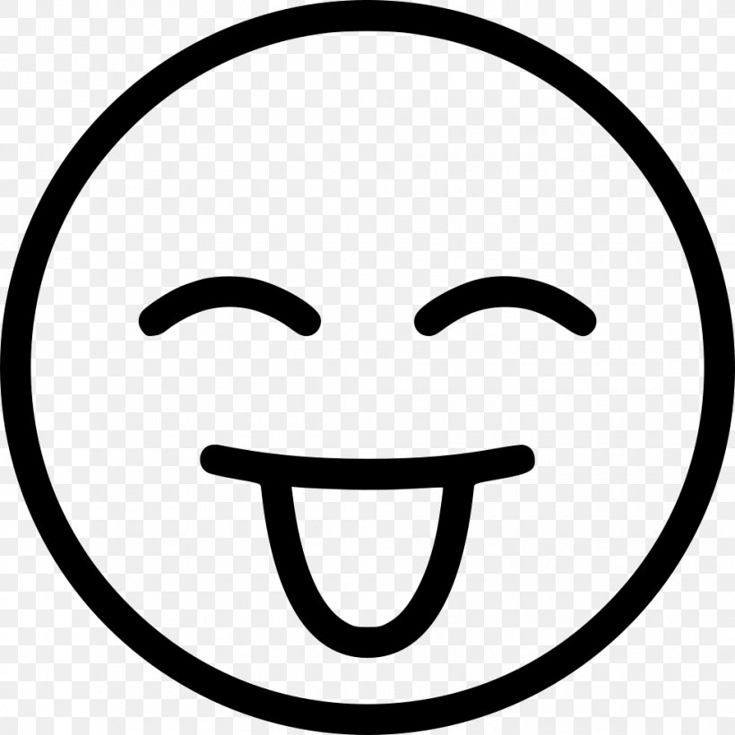 Emoticon Smiley Download, PNG, 980x980px, Emoticon, Black And White, Emotion, Face, Facial Expression Download Free