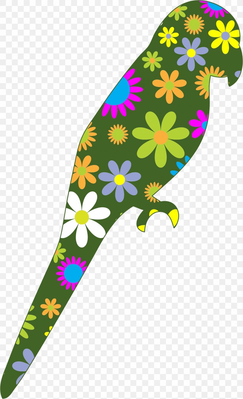 Parrot Bird Flower Clip Art, PNG, 1295x2123px, Parrot, Bird, Carolina Parakeet, Coconut Lorikeet, Flower Download Free