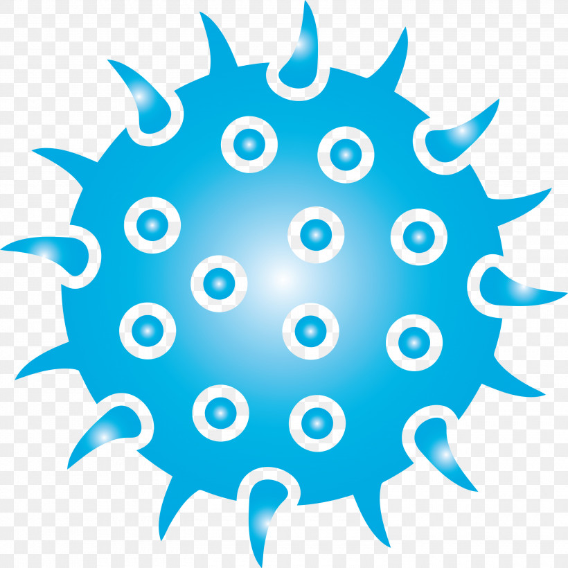 Bacteria Germs Virus, PNG, 3000x3000px, Bacteria, Aqua, Blue, Circle, Germs Download Free