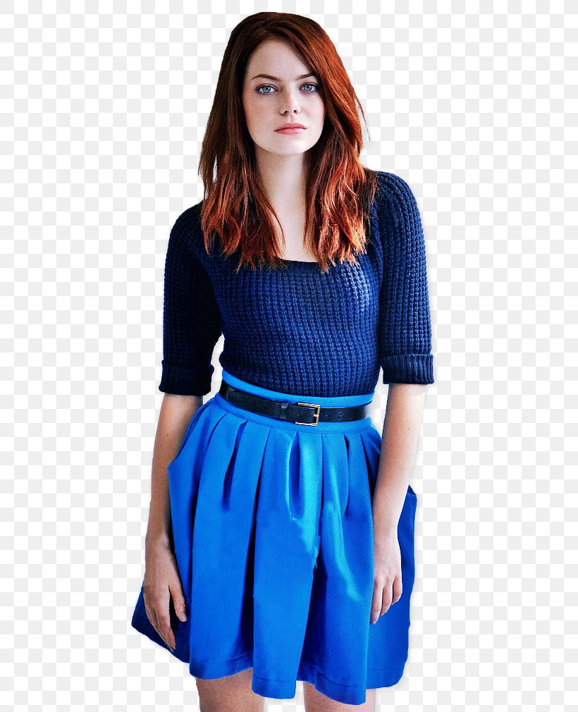 Emma Stone Zombieland Gwen Stacy Art Female, PNG, 466x1010px, Emma Stone, Actor, Art, Blue, Clothing Download Free