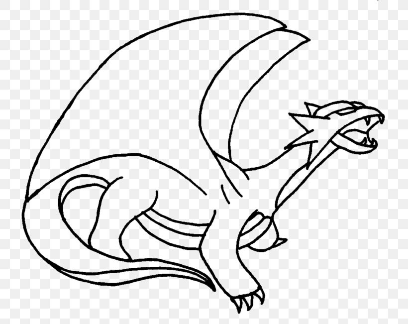 Salamence Pokémon X And Y Black And White Drawing, PNG, 800x651px, Watercolor, Cartoon, Flower, Frame, Heart Download Free