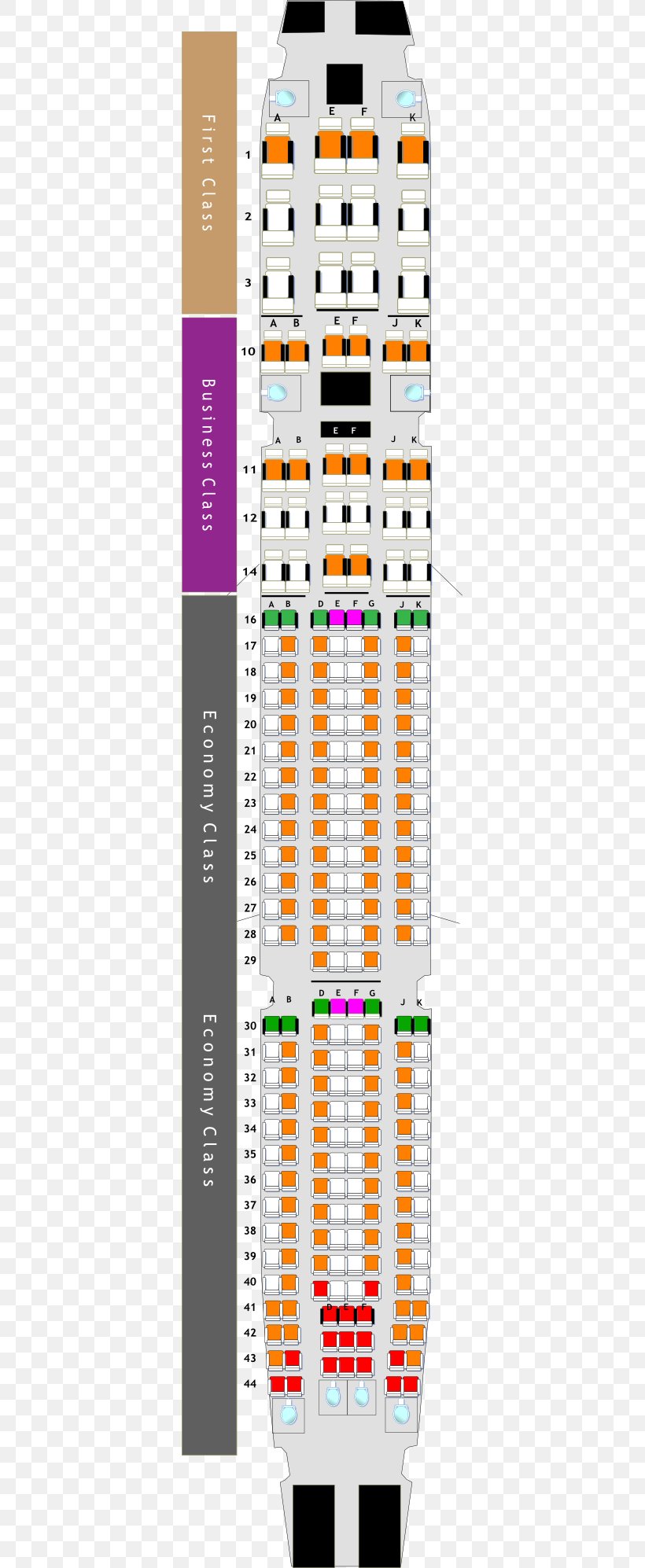 Airbus A330-200 Boeing 777 Airline Seat, PNG, 357x1994px, Airbus A330 ...