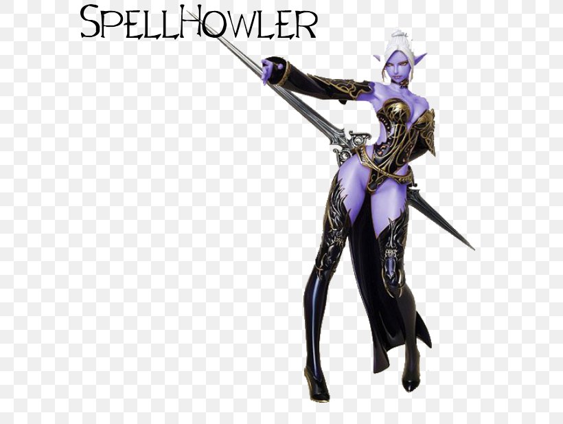 Lineage II Dark Elves In Fiction Elf Bardiche Role-playing Game, PNG, 610x617px, Lineage Ii, Action Figure, Bardiche, Character, Costume Download Free