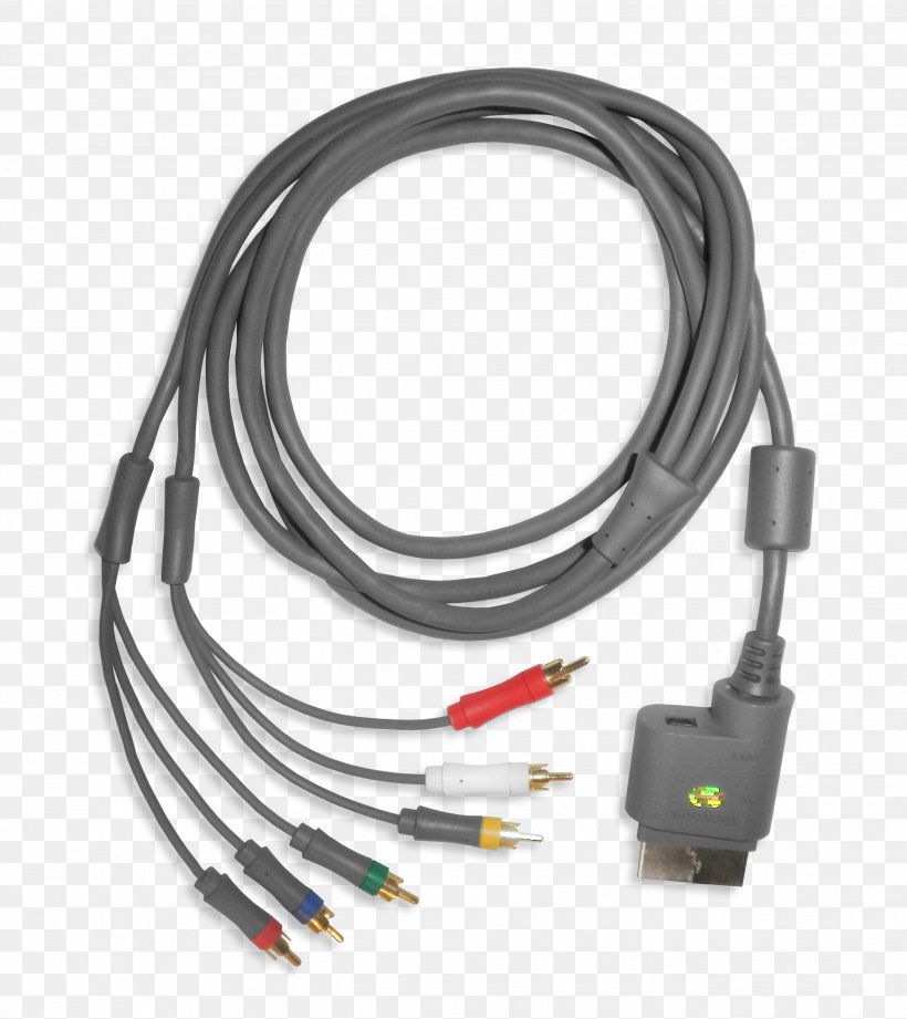 Xbox 360 Wii SCART Composite Video RCA Connector, PNG, 2626x2952px, Xbox 360, Adapter, All Xbox Accessory, Cable, Component Video Download Free