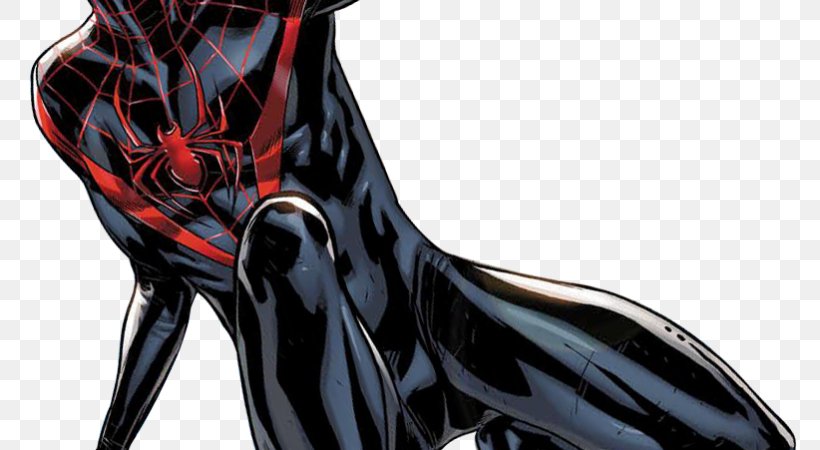 Miles Morales Spider-Man: Shattered Dimensions Ultimate Spider-Man Menace, PNG, 800x450px, Watercolor, Cartoon, Flower, Frame, Heart Download Free
