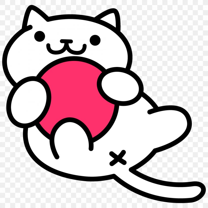 Neko Atsume Cat Sticker Snout Clip Art, PNG, 1000x1000px, Neko Atsume, Area, Artwork, Black, Cat Download Free