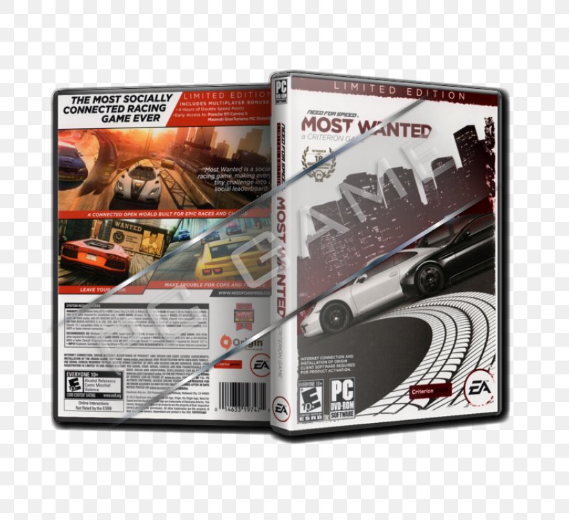 PlayStation 2 Need For Speed: Most Wanted Xbox 360 Video Game, PNG, 750x750px, Playstation 2, Dvd, Dvdrom, Electronic Arts, Need For Speed Download Free