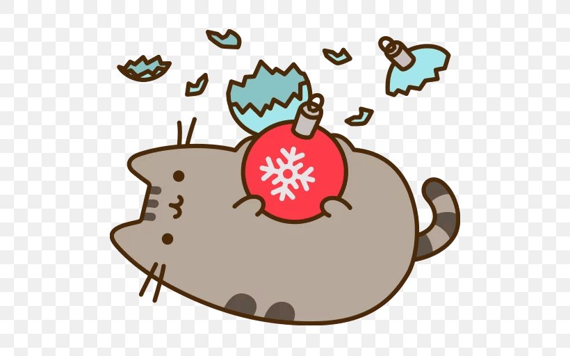 Pusheen Telegram Sticker Instant Messaging Clip Art, PNG, 512x512px, Pusheen, Animal, Artwork, Cartoon, Flower Download Free