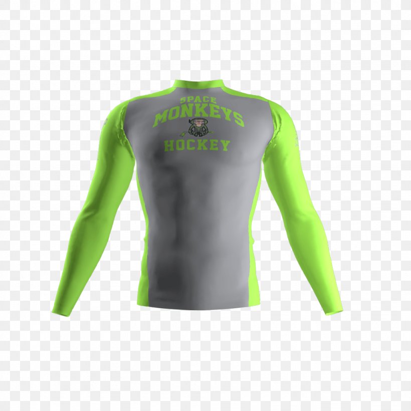 Sleeve Shirt Monkey Jersey Compression Garment, PNG, 1024x1024px, Sleeve, Active Shirt, Capillary Action, Compression Garment, Green Download Free