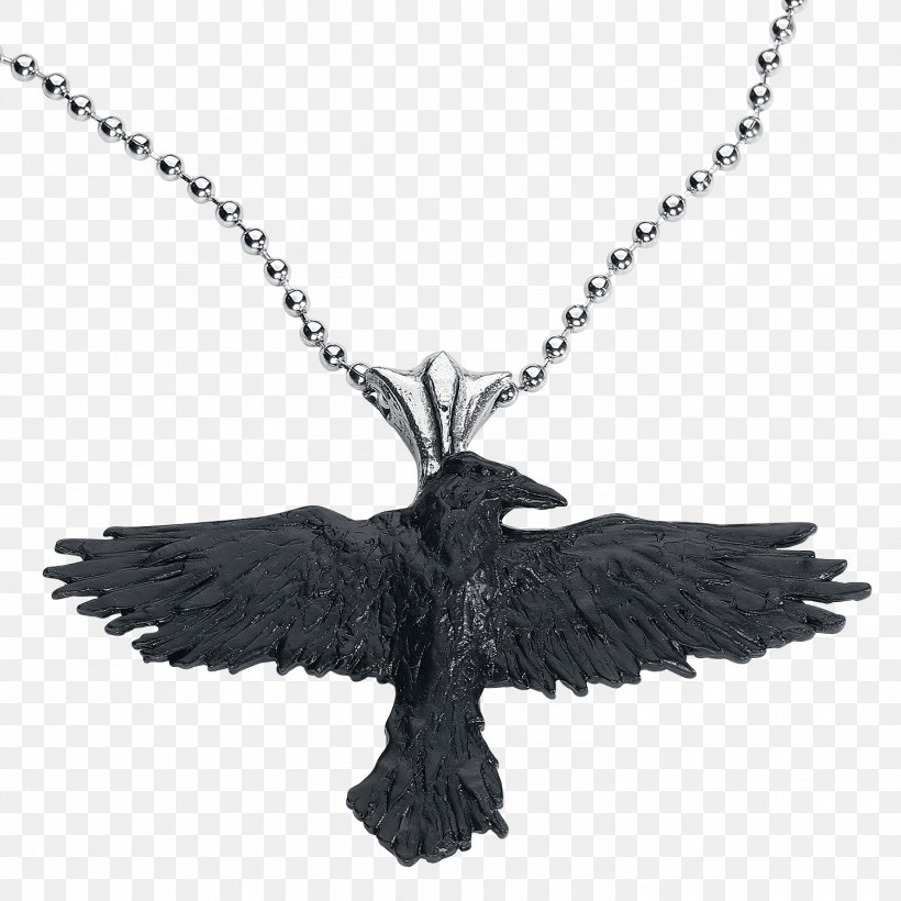 Charms & Pendants Earring Necklace Jewellery Alchemy Gothic Black Raven Pendant, PNG, 1500x1501px, Charms Pendants, Alchemy Gothic, Bijou, Bird, Black And White Download Free