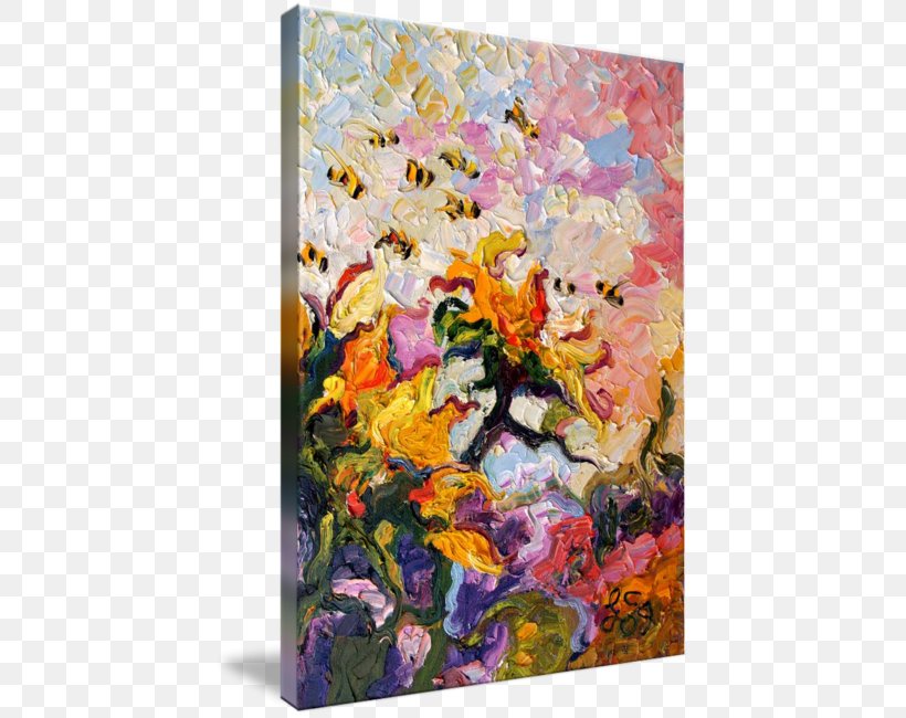 Floral Design Acrylic Paint Oil Painting, PNG, 430x650px, Floral Design, Acrylic Paint, Art, Artwork, Canvas Download Free