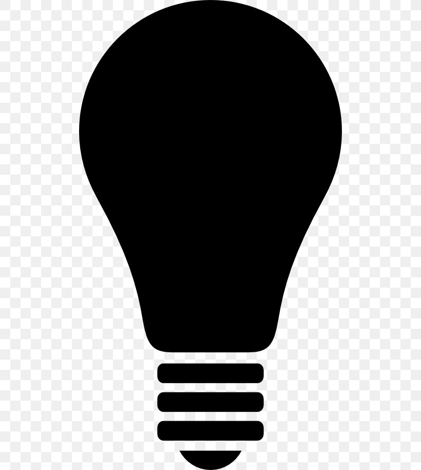 Incandescent Light Bulb Lamp Clip Art, PNG, 512x915px, Light, Black, Black And White, Electric Light, Electrical Filament Download Free