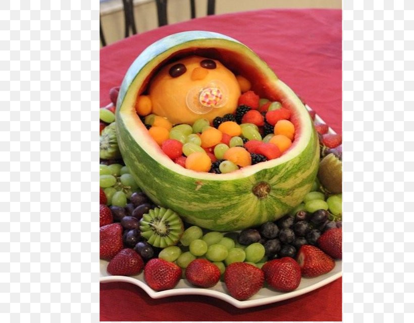 Baby Shower Fruit Salad Watermelon Infant Carving, PNG, 640x640px, Baby Shower, Baby Transport, Basket, Bassinet, Cake Download Free