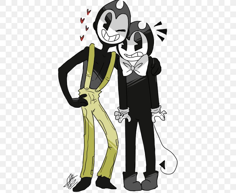 Bendy And The Ink Machine Drawing Projectionist DeviantArt, PNG, 418x671px, Bendy And The Ink Machine, Art, Cartoon, Chapter, Costume Design Download Free