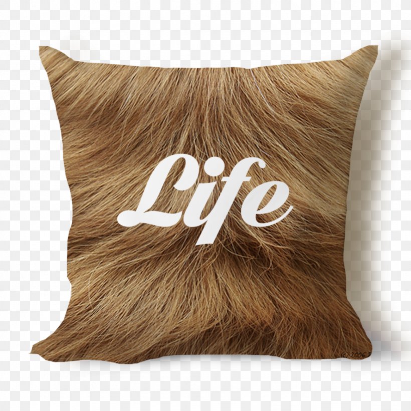 Cushion Throw Pillows, PNG, 1024x1024px, Cushion, Brown, Fur, Pillow, Throw Pillow Download Free