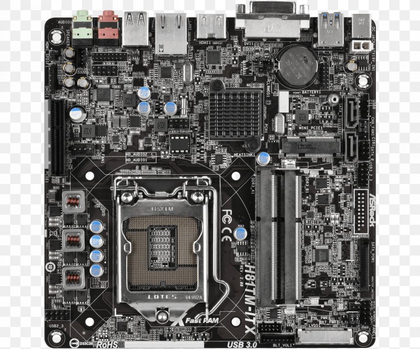 Mini-ITX LGA 1150 Motherboard DDR3 SDRAM CPU Socket, PNG, 1200x1000px, Miniitx, Asrock, Chipset, Computer Component, Computer Hardware Download Free