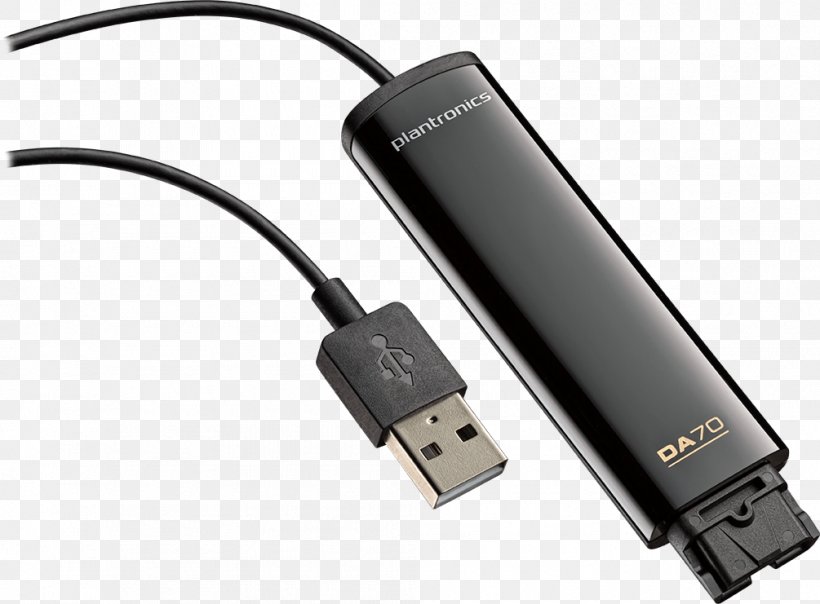Plantronics Sound Card 20185101 USB Headset Adapter, PNG, 1005x741px, Usb, Adapter, Analog Signal, Audio Signal Processing, Cable Download Free