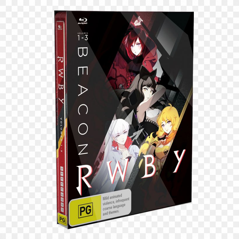 Amazon.com Blu-ray Disc RWBY, PNG, 1000x1000px, Amazoncom, Action Figure, Bluray Disc, Dvd, Rooster Teeth Download Free