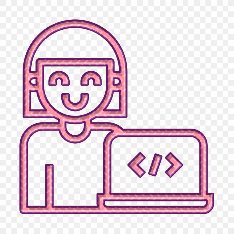 Developer Icon Software Development Icon Woman Icon, PNG, 1166x1166px, Developer Icon, Cartoon, Geometry, Line, Logo Download Free